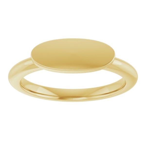 Oval Signet Ring - Image 3