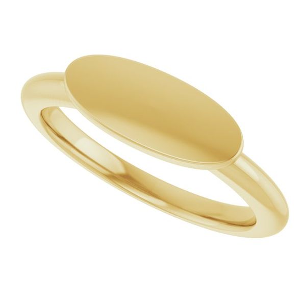 Oval Signet Ring - Image 5