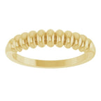 Puffed Stackable Ring - Image 3