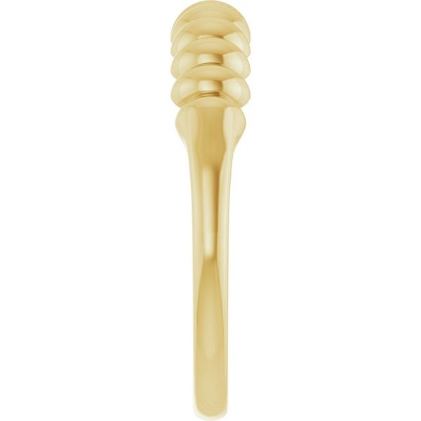 Puffed Stackable Ring - Image 4