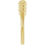 Puffed Stackable Ring - Image 4