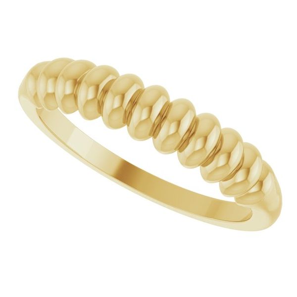Puffed Stackable Ring - Image 5
