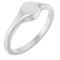 Round Signet Ring