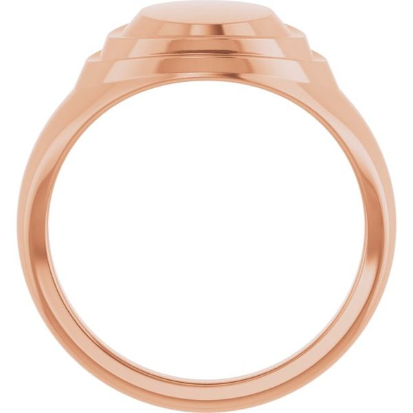 Engravable Oval Signet Ring - Image 2