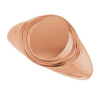 Engravable Oval Signet Ring - Image 5