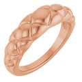 Quilted Dome Ring