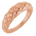 Quilted Dome Ring