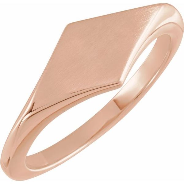 Geometric Signet Ring