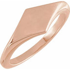 Geometric Signet Ring