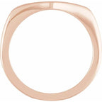 Geometric Signet Ring - Image 2