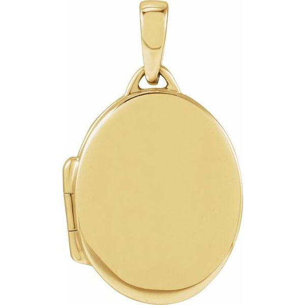 Engravable Oval Locket