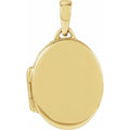Engravable Oval Locket