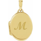 Engravable Oval Locket - Image 5