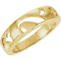 Pierced Stackable Ring