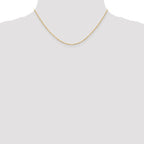 Leslie's 14K 1mm Singapore with Spring Ring Clasp Chain - Image 4