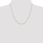 Leslie's 14K 1mm Singapore with Spring Ring Clasp Chain - Image 4