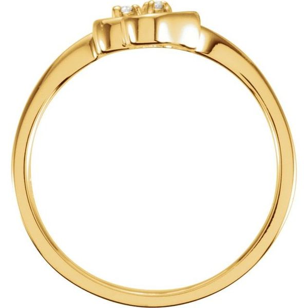 Double Heart Accented Ring - Image 2