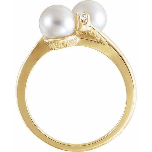 Two-Stone Pearl Ring - Image 2