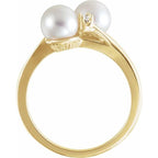 Two-Stone Pearl Ring - Image 2