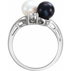 Two-Stone Pearl Ring - Image 2