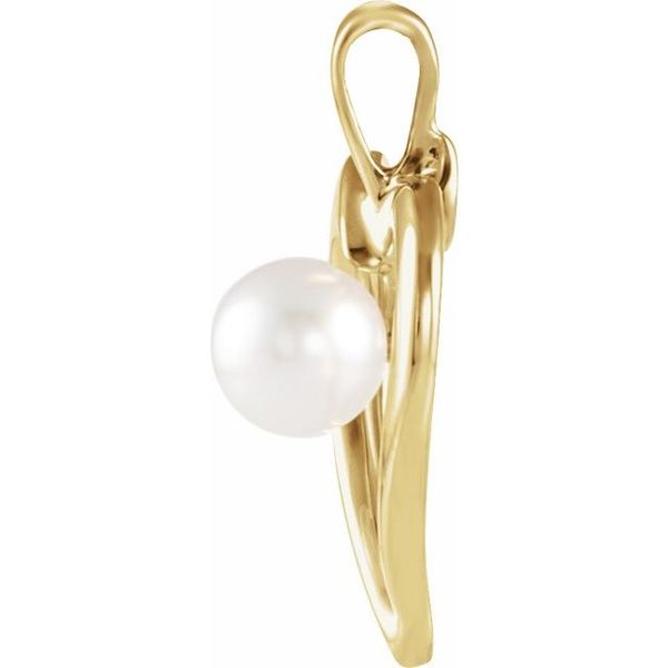 Pearl Heart Pendant - Image 2