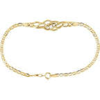 Accented Anchor Bracelet