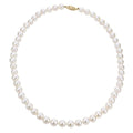 14KT Gold AA Freshwater Pearl Strand Necklace