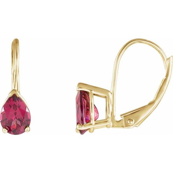 Pear V-End Earrings