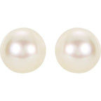 Pearl Stud Earrings - Image 2