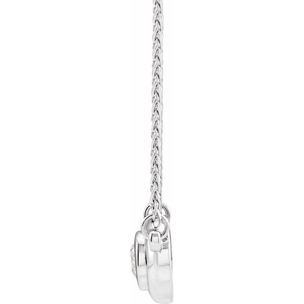 Bezel-Set Necklace - Image 2