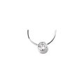Bezel-Set Solitaire Necklace
