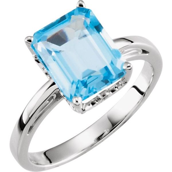 Scroll Setting® Solitaire Ring
