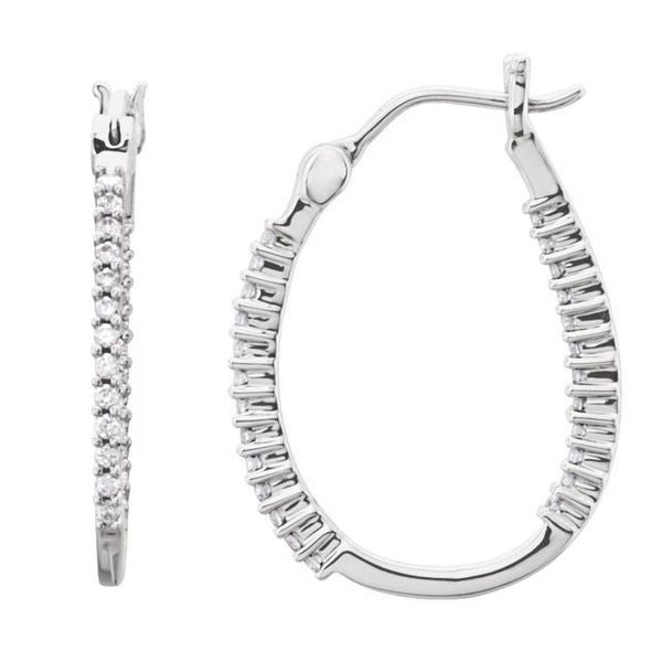 Inside-Outside U-Hoop Earrings