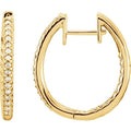 Inside-Outside Hinged Hoop Earrings