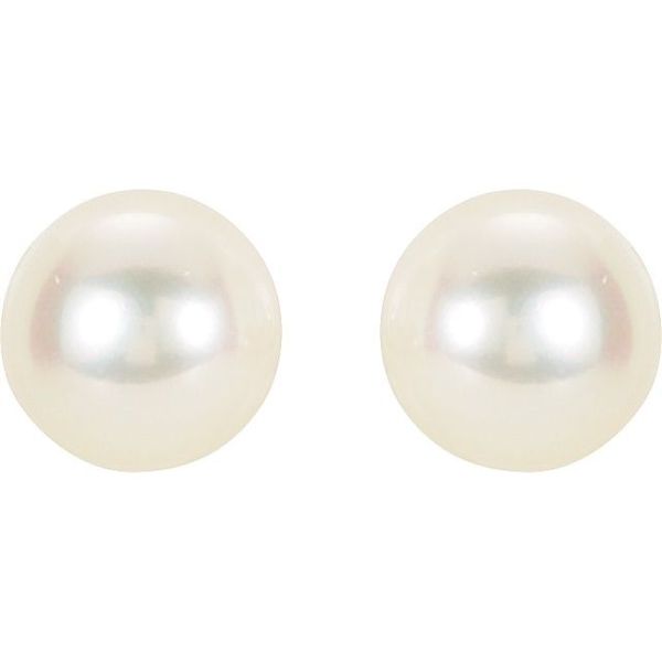 Panache® Pearl Stud Earrings - Image 2