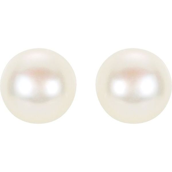Panache® Pearl Stud Earrings - Image 2