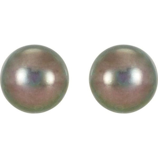 Panache® Pearl Stud Earrings - Image 2