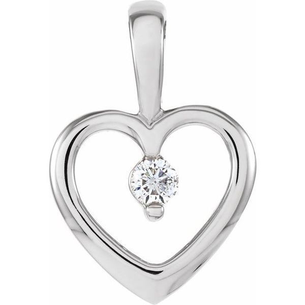 Accented Heart Pendant