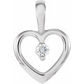 Accented Heart Pendant