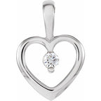 Accented Heart Pendant