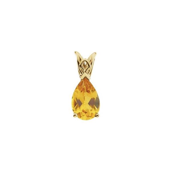Solitaire Scroll Setting® Pendant