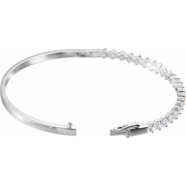 Accented Bangle Bracelet - Image 2