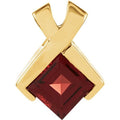 Criss-Cross Solitaire Pendant