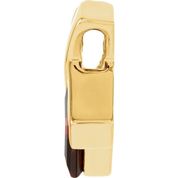Criss-Cross Solitaire Pendant - Image 2