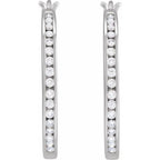 Accented Hoop Earrings - Image 2