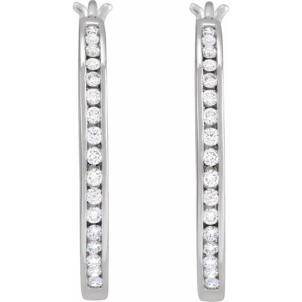 Accented Hoop Earrings - Image 2