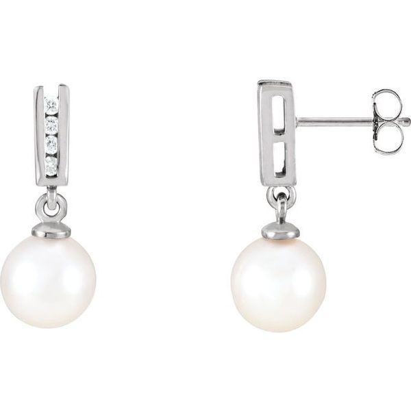 Accented Pearl Earrings