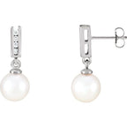Accented Pearl Earrings