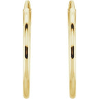 Endless Tube Hoop Earrings - Image 2