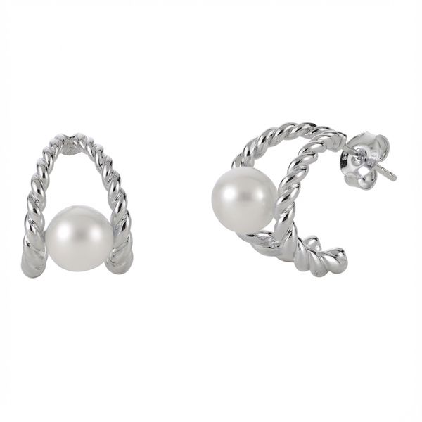 Sterling Silver Freshwater Pearl Earring